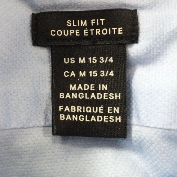 Men’s H&M Flip Cuff Button-Down Shirt *Light BLUE* - Picture 3 of 4